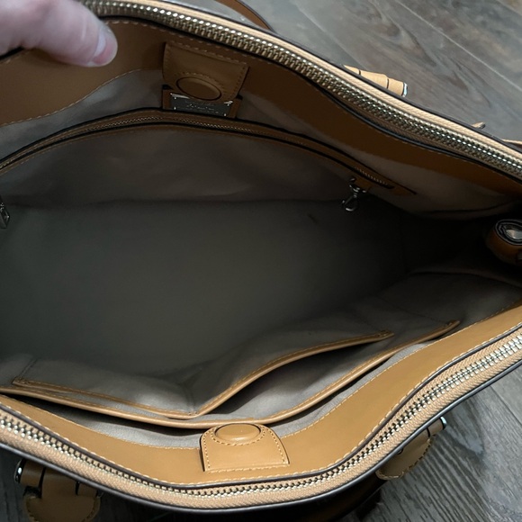 Ralph Lauren Tan Leather Tote Bag Women’s - Picture 4 of 10